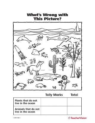What's Wrong with This Picture? Printable (1st Grade) - TeacherVision